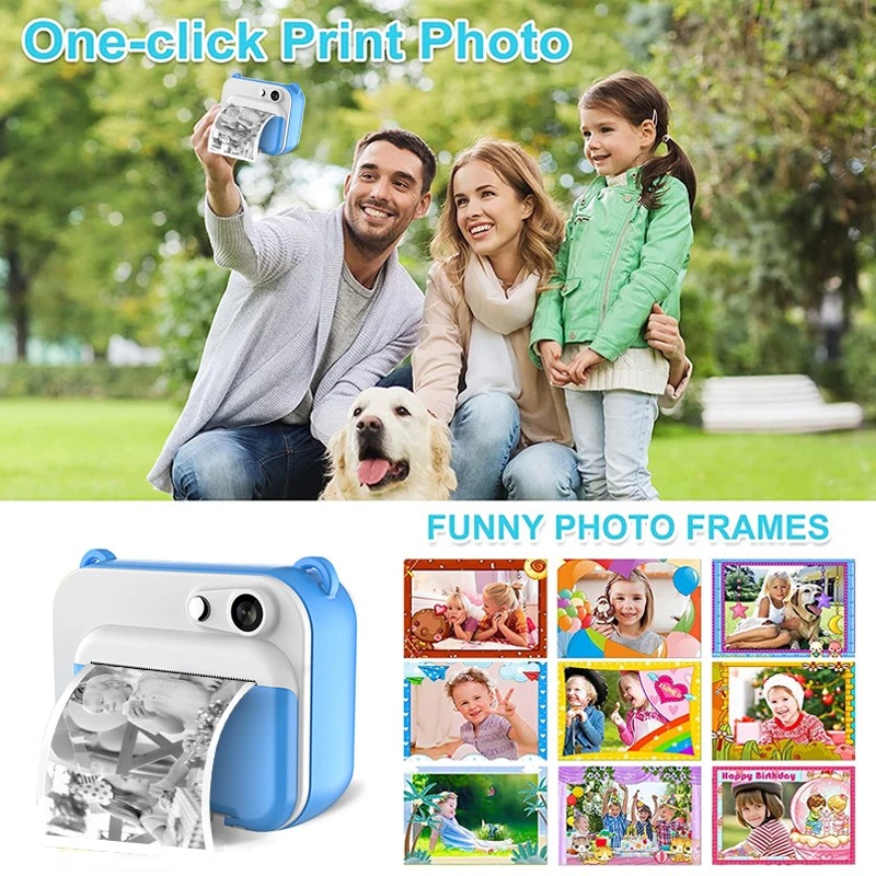 Children's Camera With Print K - Kids Education News avaliação e preço
